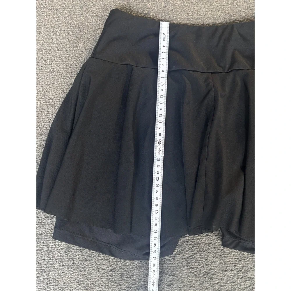 Eleven by Venus Williams Outskirt Shortie Womens Size Small Black Elastic Waist